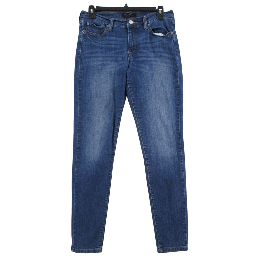 Banana Republic Skinny Fit Jeans Womens 28/6 Medium Wash Denim Blue Stretch